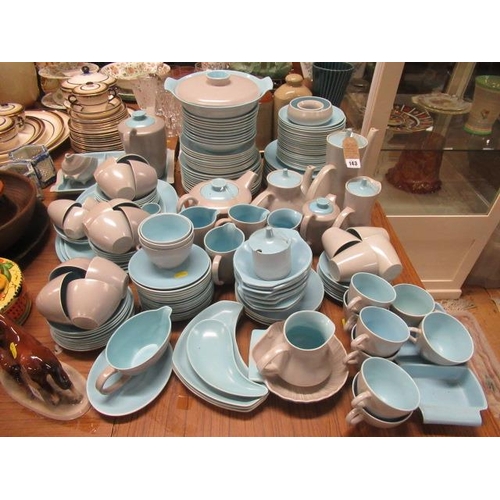 143 - LARGE QUANTITY OF POOLE POTTERY DINNERWARE