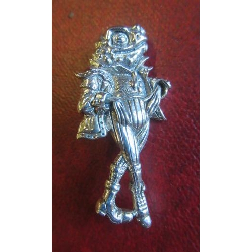 192 - SILVER WIND IN THE WILLOWS MR TOAD BROOCH