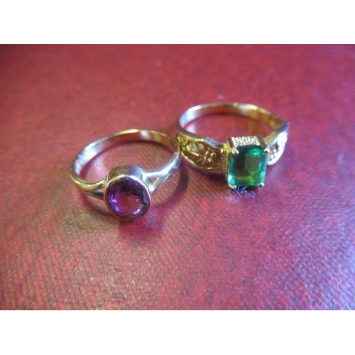 202 - TWO 9CT GOLD RINGS