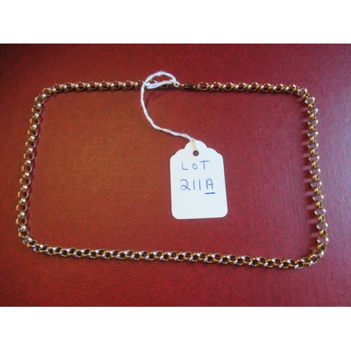 211A - 9CT GOLD NECKLACE