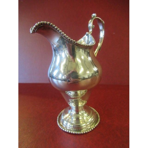 220 - GEORGIAN SILVER JUG BY ANN CHESTERMAN