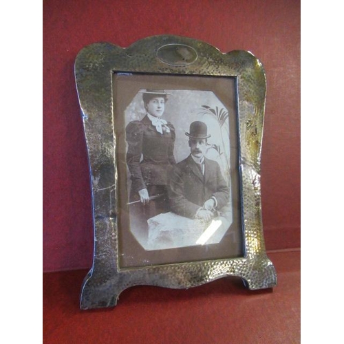 221 - ANTIQUE SILVER PHOTO FRAME