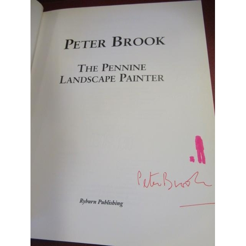 271 - SIGNED BOOK THE PENNINE PAINTER BY PETER BROOK