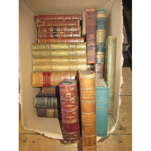 281 - BOX OF ANTIQUARIAN BOOKS