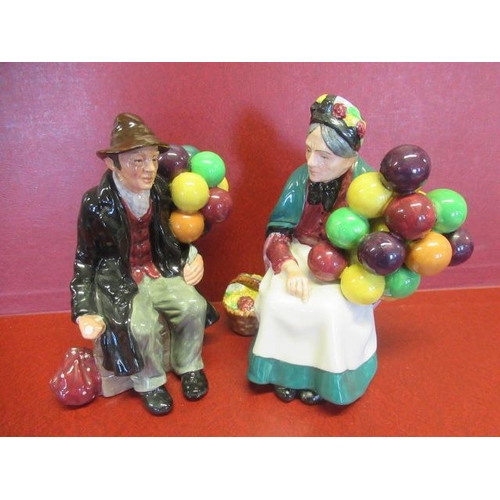 302 - ROYAL DOULTON THE OLD BALLOON SELLER AND THE BALLOON MAN