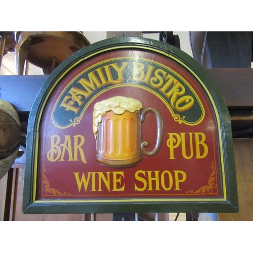 308 - FAMILY BISTRO ADVERTISING SIGN