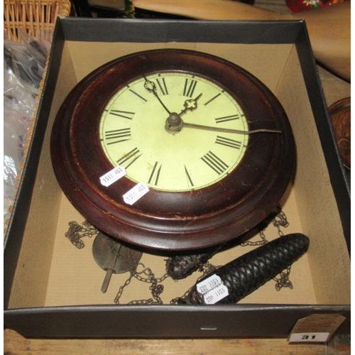 31 - VINTAGE WALL CLOCK