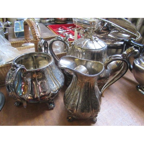 325 - THREE PIECE EPNS TEA SERVICE