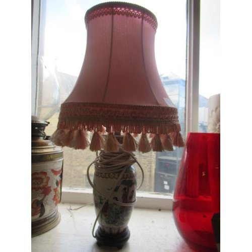 361 - TABLE LAMP AND SHADE