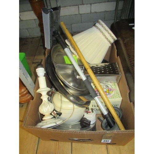 397 - BOX OF MISCELLANEOUS ITEMS