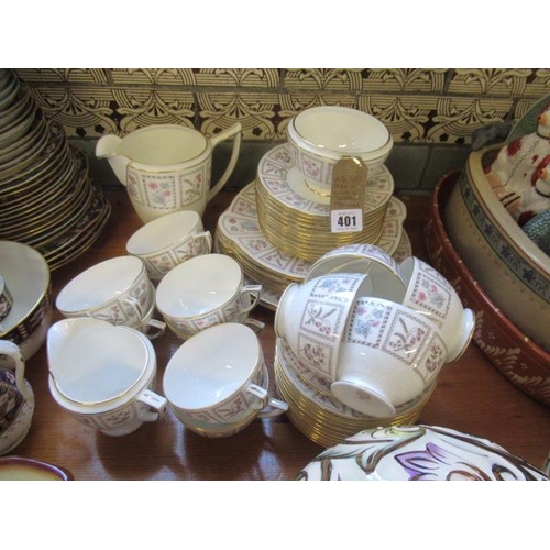 401 - QUANTITY OF MINTON TAPESTRY TEAWARE