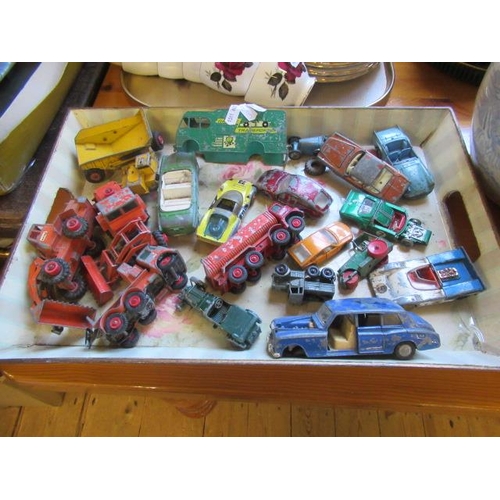 407 - TRAY OF VINTAGE DIECAST VEHICLES