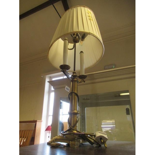 440 - TABLE LAMP AND SHADE