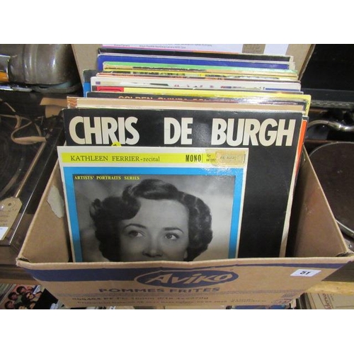 51 - BOX OF LP RECORDS