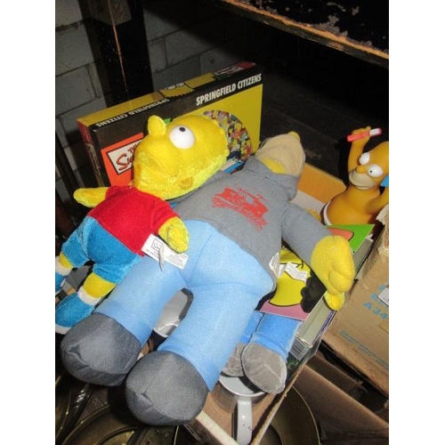 79 - BOX OF SIMPSONS MEMORABILIA