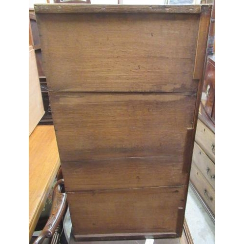 921 - A GEORGIAN WALNUT CHEST ON STAND, mid 18th century, crossbanded with feather stringing, the cavetto ... 