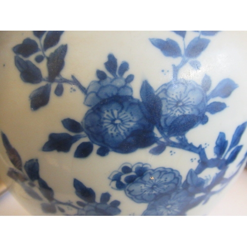 2 - A CHINESE PORCELAIN VASE of inverted baluster form, painted in underglaze blue with birds amidst flo... 