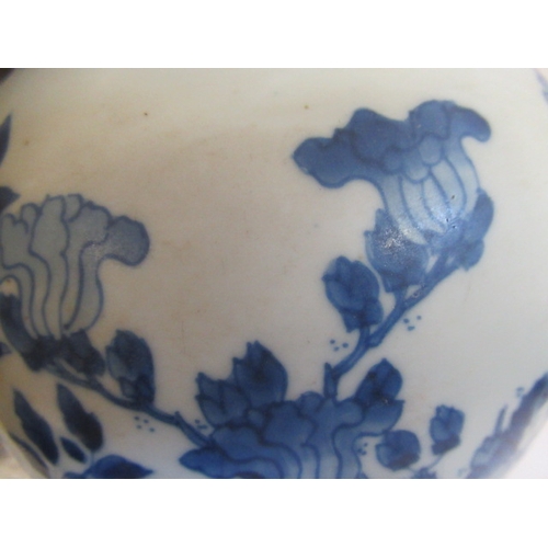 2 - A CHINESE PORCELAIN VASE of inverted baluster form, painted in underglaze blue with birds amidst flo... 