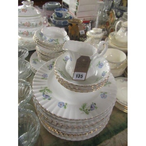 135 - QUANTITY OF RICHMOND BLUE POPPY PATTERN CHINA