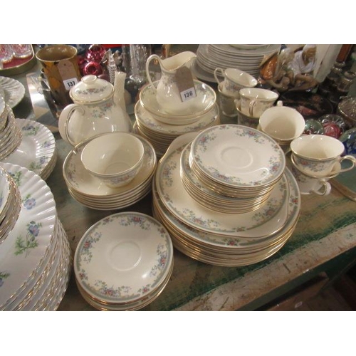 136 - ROYAL DOULTON JULIET TEA AND DINNERWARE