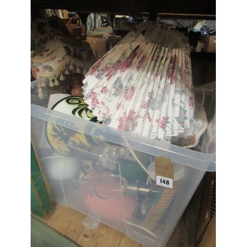 148 - BOX OF LAMPS