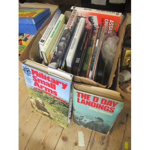 150 - BOX OF MILITARY BOOKS