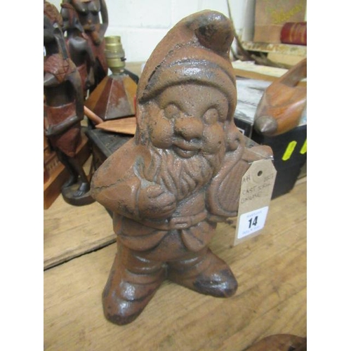 14 - CAST IRON GNOME