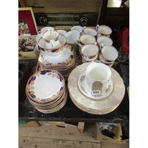 385 - QUANTITY OF WEDGWOOD AYNSLEY AND OTHER CERAMICS