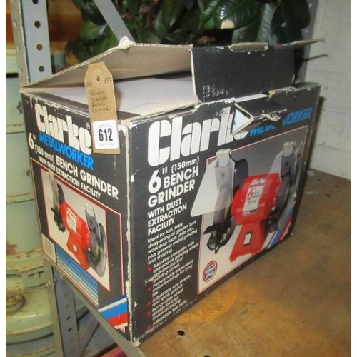 612 - CLARKE BENCH GRINDER