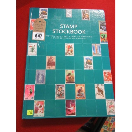 647 - STOCK BOOK OF AUSTRALIAN STAMPS