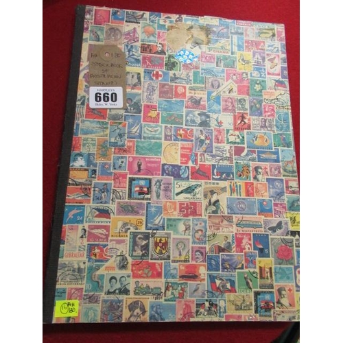 660 - STOCK BOOK OF AUSTRALIAN STAMPS