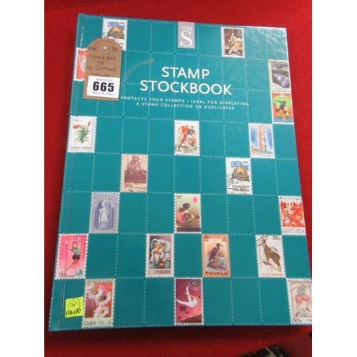 665 - STOCK BOOK OF NEW ZEALAND STAMPS