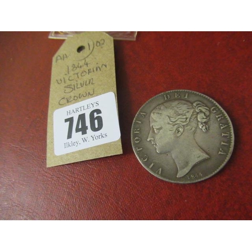 746 - 1844 VICTORIAN SILVER CROWN