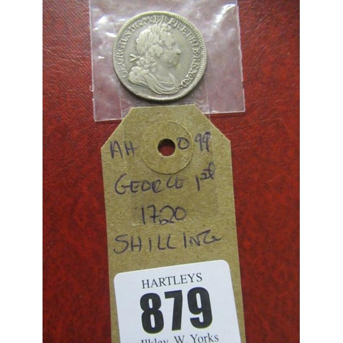 879 - GEORGE I 1720 SHILLING