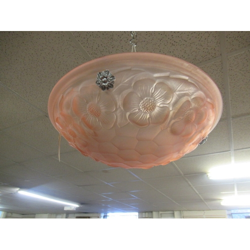 496 - ART DECO STYLE CEILING SHADE