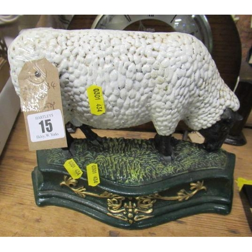 15 - SHEEP DOOR STOP