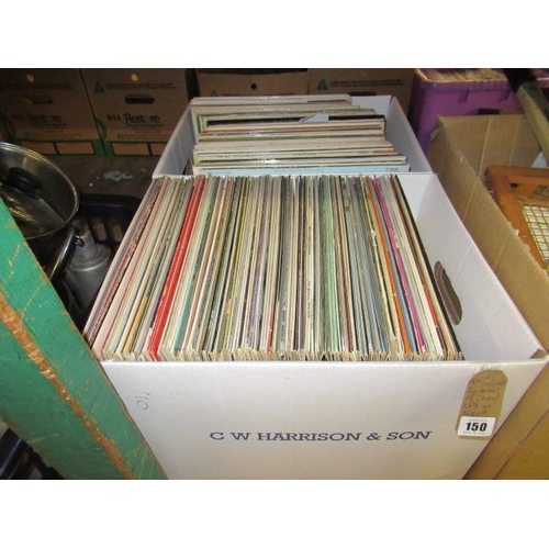 150 - TWO BOXES OF CLASSICAL LP RECORDS INCLUDING MOZART