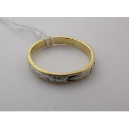 189A - 18CT BICOLOUR GOLD RING