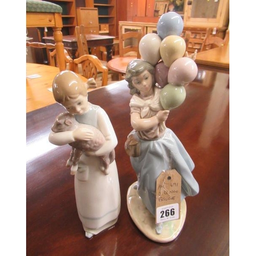 266 - TWO LLADRO FIGURES