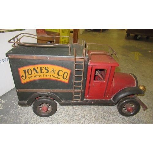 34 - LARGE JONES AND CO MODEL TRUCK