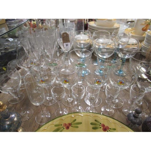 57 - QUANTITY OF DRINKING GLASSES