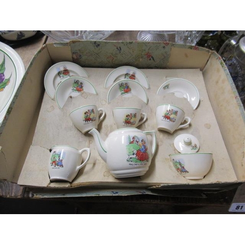 81 - BOXED CHILDS TEASET