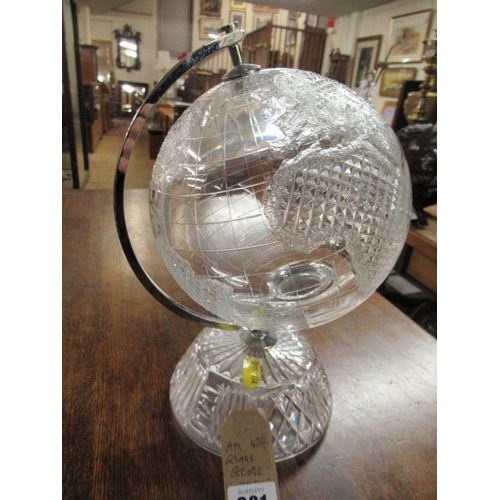 301 - WATERFORD GLASS GLOBE