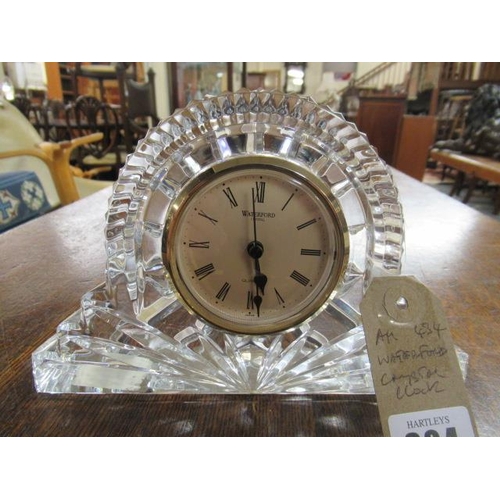 304 - WATERFORD CRYSTAL CLOCK