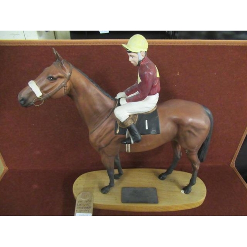 446 - BESWICK RACE HORSE AND JOCKEY