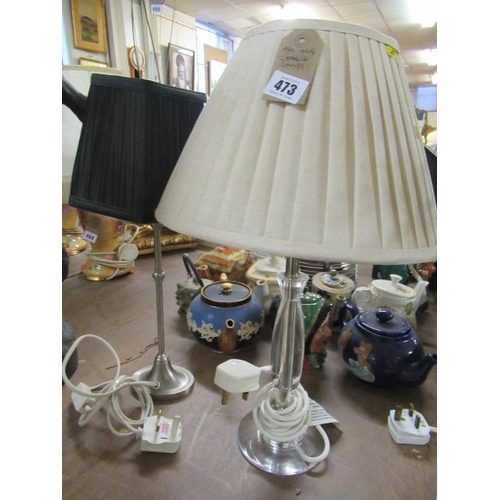 473 - TWO TABLE LAMPS