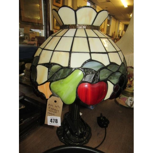 478 - TIFFANY STYLE TABLE LAMP