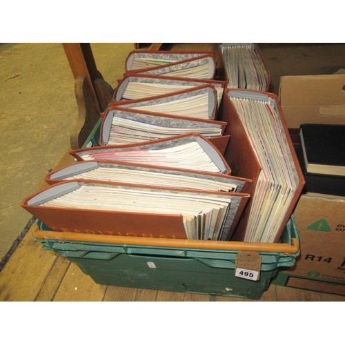 495 - BOXED TRADITIONAL WOODWORKING FILES