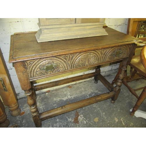 792 - ANTIQUE CARVED TABLE