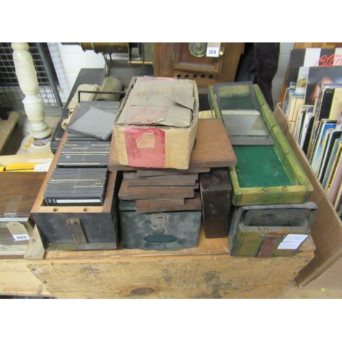 368A - LARGE QUANTITY OF ANTIQUE MAGIC LANTERN SLIDES